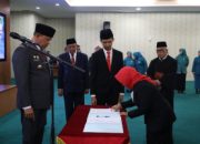 Tri Adhianto Lantik Puluhan Pejabat Ciptakan Pelayanan Cepat Cerdas kepada Masyarakat