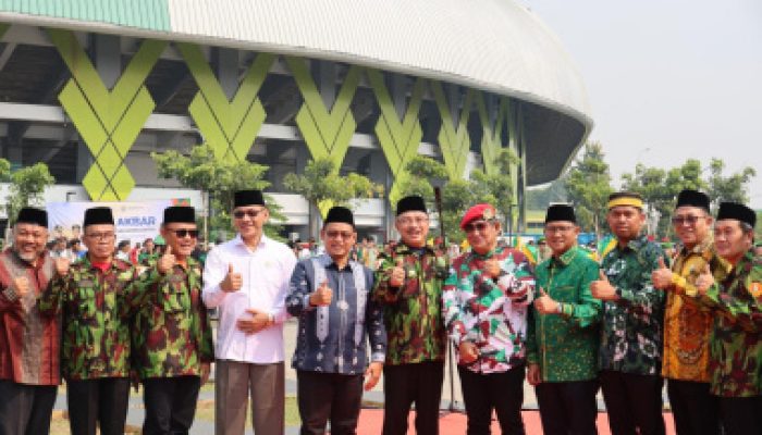 Harris Bobihoe Hadir Upacara Milad Muhammadiyah ke 113 Memajukan Kesejahteraan Bangsa