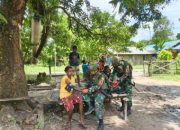 Satgas Yonif 123/Rajawali Gelar Layanan Kesehatan (Yankes) di Beberapa Pos di Wilayah Papua