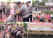111 Personel Polresta Palu Naik Pangkat