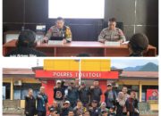 Polres Tolitoli Gelar Konferensi Pers Jelang Akhir Tahun 2025