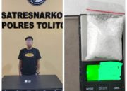 Satres Narkoba Polres Tolitoli Amankan Pria Diduga Pengedar Sabu