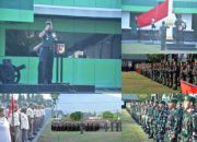 Upacara 17-an di Kodam XXIII/Palaka Wira, Pangdam Sampaikan Amanat Panglima TNI