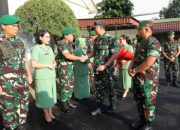 Pangdam l/BB dan Ketua Persit KCK Daerah l/BB Kungker ke Kodim 0201/Medan