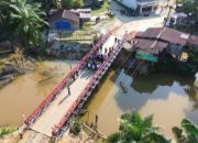 Pangdam I/BB Tinjau Jembatan Bailey Penghubung Besilam Bukit Lembasa–Banjaran Raya