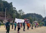Satgas Pamtas RI–PNG Yonif 763/SBA Pos Kokas Gelar Senam Bersama Masyarakat Untuk Wujudkan Hidup Sehat
