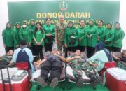 Donor Darah Dalam Rangka HUT ke-80 Persit Kartika Chandra Kirana