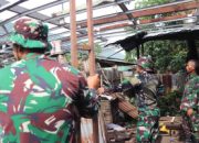 Dandim 0412/LU Letkol Inf Roni Faturohman Pimpin Korve Pasca Amukan Puting Beliung