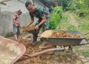 Demi Warga yang Sehat, Satgas TMMD Bangun Jamban Permanen di Pelosok Desa