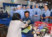 HUT ke-80 TNI AU, Lanud Adi Soemarmo Gelar Donor Darah di Solo, 309 Pendonor Berpartisipasi