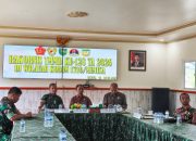 Melalui Rakornis TMMD Ke-128, Dandim Mimika Perkokoh Kolaborasi untuk Pemerataan Pembangunan