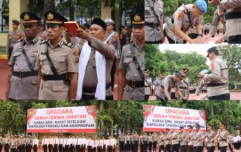 Mutasi Perwira, Polresta Palu Alami Penyegaran Jabatan