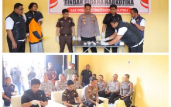 Gempur Narkoba! Kapolres Tolitoli Pimpin Langsung Pemusnahan 296,32 Gram Sabu Hasil Ungkapan Kasus 2026