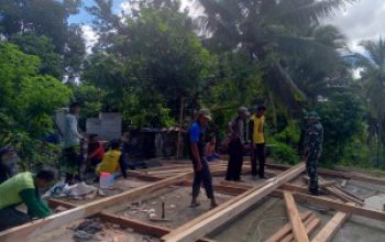 Gotong Royong Bangun Harapan, TNI dan Warga Bersatu