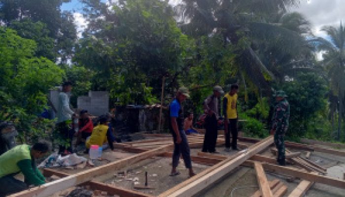 Gotong Royong Bangun Harapan, TNI dan Warga Bersatu