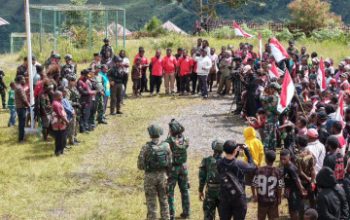 Kodim 1714/PJ, Polri Bersama Pemda Gelar Kirab Merah Putih: Bersatu Dalam Keberagaman, Berdaulat dalam Persatuan Menjaga NKRI Harga Mati