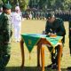 Tongkat Komando Danyonkes 2/YBH/2 Kostrad Beralih ke Letkol Ckm Dr. David Marlynson Purba