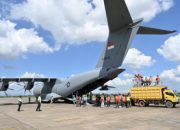 Menembus Jarak Demi Terangnya Negeri, Lanud Sjamsudin Noor Dukung Misi Airbus A-4002M TNI AU Percepat Pemulihan Kelistrikan Sumatera