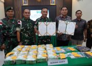 Gagalkan Peredaran Narkoba Skala Besar, Kodam XII/Tpr Amankan 21,4 Kg Sabu dan Serahkan WNA Malaysia ke BNNP Kalbar