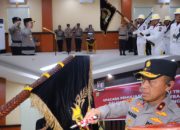 Jelang Hari Bhayangkara Ke-80, Polda Sulteng Gelar Pencucian Pataka “Wira Dharma Brata