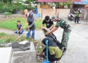 Korem 132/Tadulako dan Warga Gotong Royong Bersihkan Gedung Juang Palu