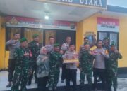 Peringati HUT Bhayangkara ke-80, Danramil Dampal Utara Kirim Bingkisan sebagai Simbol Sinergi TNI-Polri