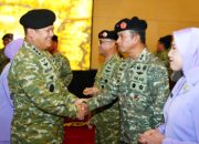 Irjen TNI Pimpin Laporan Korps Kenaikan Pangkat 105 Pati TNI