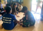 Peduli Kesehatan Masyarakat Perbatasan, Pos Mentari Satgas Pamtas Yonarmed 13/Nanggala Gelar Pelayanan Medis Door-to-Door di Desa Badau