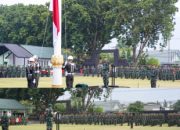 Kasdam XXIII/Palaka Wira Pimpin Upacara Bendera 17-an, Bacakan Amanat Kasad Tekankan Disiplin dan Pengabdian Prajurit