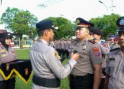 45 Personel Polres Berau Naik Pangkat, Kapolres Tekankan Amanah dan Tanggung Jawab