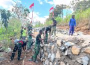 Kehadiran Prajurit TNI di Desa Bulu Lor Tuai Pujian