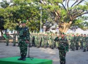 Korem 132/TDL Gelar Upacara Mingguan, Tingkatkan Disiplin dan Profesionalisme Prajurit