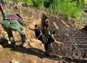 Progres Jembatan Modular Sungai Yo’o Capai 9 Persen, Bakti TNI Percepat Terwujudnya Akses Aman bagi Warga Nias