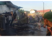 Kebakaran Hanguskan Dua Rumah Panggung di Tolitoli, Api Berhasil Dipadamkan Setelah Beberapa Jam