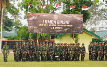 Semangat Juang Diuji, 12 Satuan Bertarung di Lomba Binsat HUT ke-1 Kodam XXI/RI