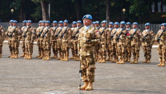 Panglima TNI Sambut Kepulangan Satgas Kizi TNI Kontingen Garuda XX-V MONUSCO