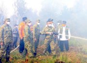 Komandan Lanud Sjamsudin Noor Pimpin Langsung Pemadaman Kebakaran Hutan dan Lahan di Kalimantan Selatan