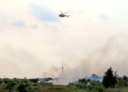 Menembus Asap Karhutla Kalsel, Personel Lanud Sjamsudin Noor dan Kekuatan Udara Bergerak, Heli TNI AU dan Gabungan Dikerahkan, Wujud Negara Hadir