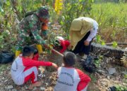 HUT ke-81 TNI, Kodim 0806/Trenggalek Ajak Pelajar Tanam Pohon