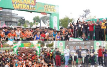 Menyambut HUT Ke-81 TNI, Kodam XXIII/Palaka Wira Hadirkan Semangat Kebersamaan lewat Palaka Wira Run