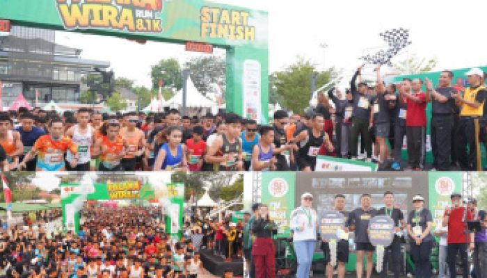 Menyambut HUT Ke-81 TNI, Kodam XXIII/Palaka Wira Hadirkan Semangat Kebersamaan lewat Palaka Wira Run
