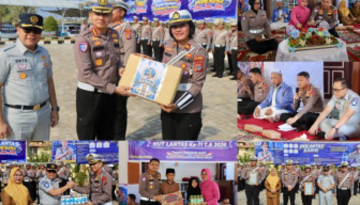 Peringati HUT Lantas ke-71, Ditlantas Polda Sulteng Gelar Syukuran dan Doa Bersama