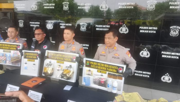 Polres Metro Bekasi Kota Amankan Puluhan Orang Terkait Peredaran Obat Keras Makin Meresahkan